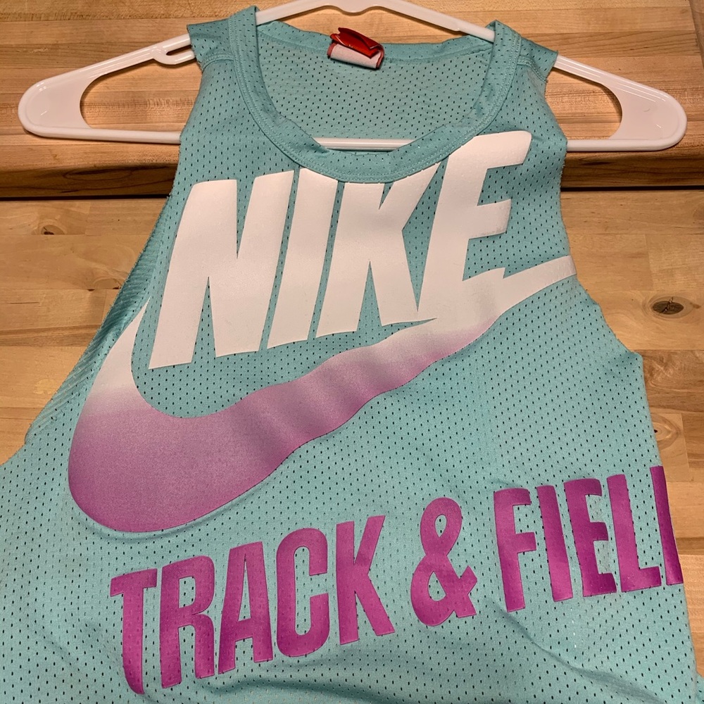 nike mesh cropped top
